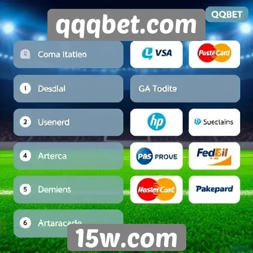 Métodos de pagamento disponíveis no qqqbet.com